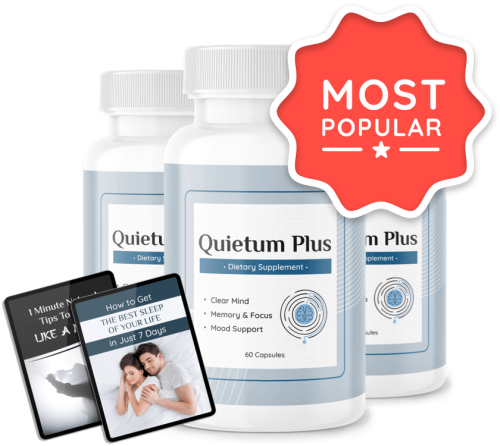 Quietum Plus - 3 Bottles + 2  Ebooks