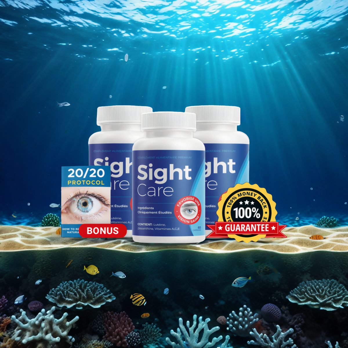 SightCare - 3 Bottle Limited Time Discount + 1  Bonuses